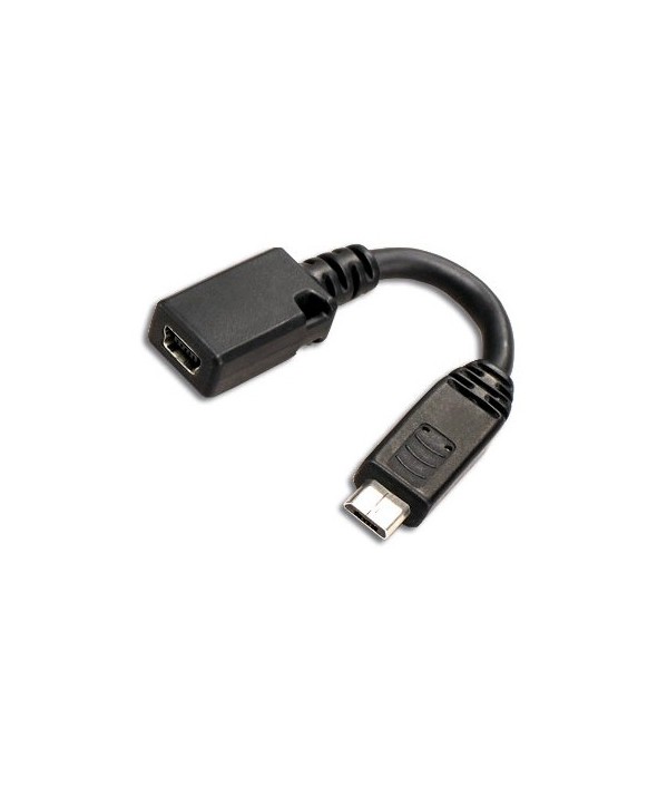 Adaptador usb micro macho a usb mini hembra 0.1m