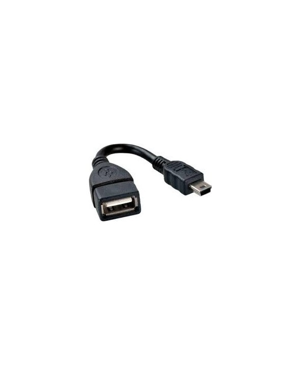 Conexion otg usb mini macho a usb "a" hembra 0.1m