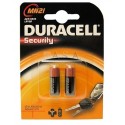 Pila alcalina mn21 23a 12v duracell blister de 2 unidades