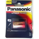 Pila litio cr-123a panasonic blister 1 unidad