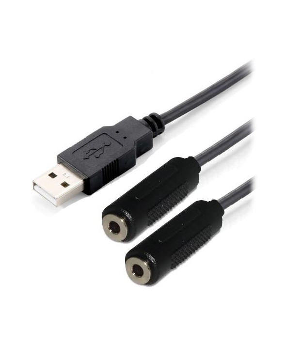 Convertidor usb a jack 3.5 mm st hembra in/out