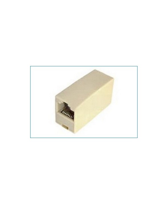 Conector telefonico doble hembra 6p6c cat.3