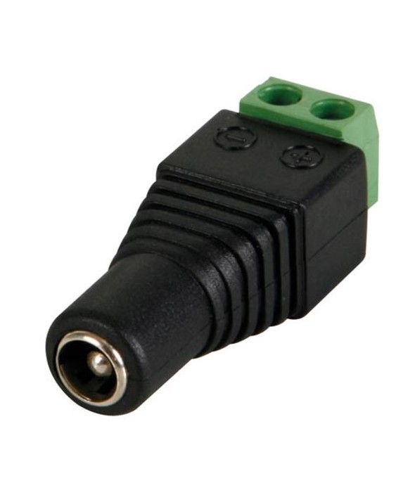 Conector alimentacion jack 5.5x2.1 macho atornilla