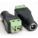 Conector alimentacion jack 5.5x2.1 macho atornilla