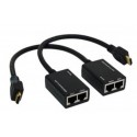 Extensor 30 m hdmi por rj45 1080i