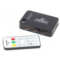 Mini switch hdmi 5 entra. 1 salida + mando a distancia v1.4