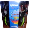 Auricular elco diadema pd1047b ø40mm negro/verde