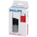 Radio philips am/fm portatil altav.exterior+ t.auricu