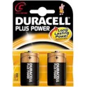 Pila alcalina lr14 duracell plus 2 unidades