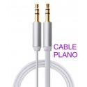 Conex.audio jack 3.5mm m/m st plano 1.5m azul