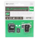 Memoria microsd 16 gb+adap.sd+lector micro usb