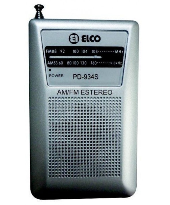 Radio de bolsillo am/fm altavoz exterior elco