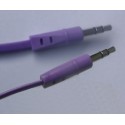 Conex.audio jack 3.5mm m/m st plano 1.5m purpura