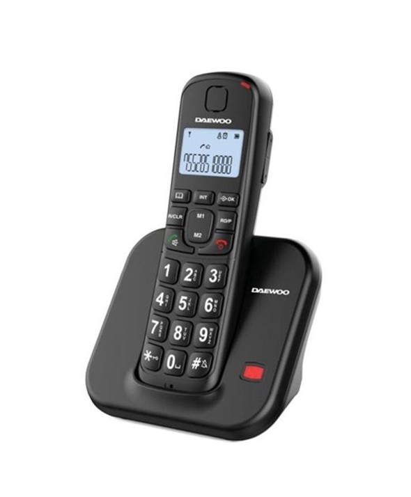 Telefono dect daewoo teclas grandes negro