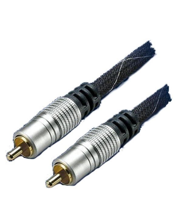 Conexion audio rca m/m audio ht 50 ohm 1.5m