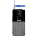 Radio philips am/fm portatil altav.exterior+ t.auricu