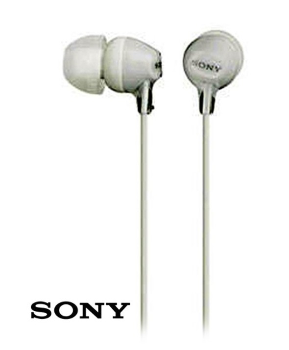 Auricular intraoido sony mdrex15rs blanco