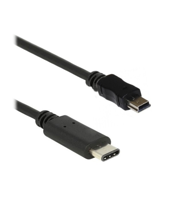 Conexion usb-c macho a mini usb 1 metro