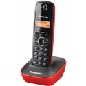 Telefono inalambrico panasonic kxtg1611 rojo