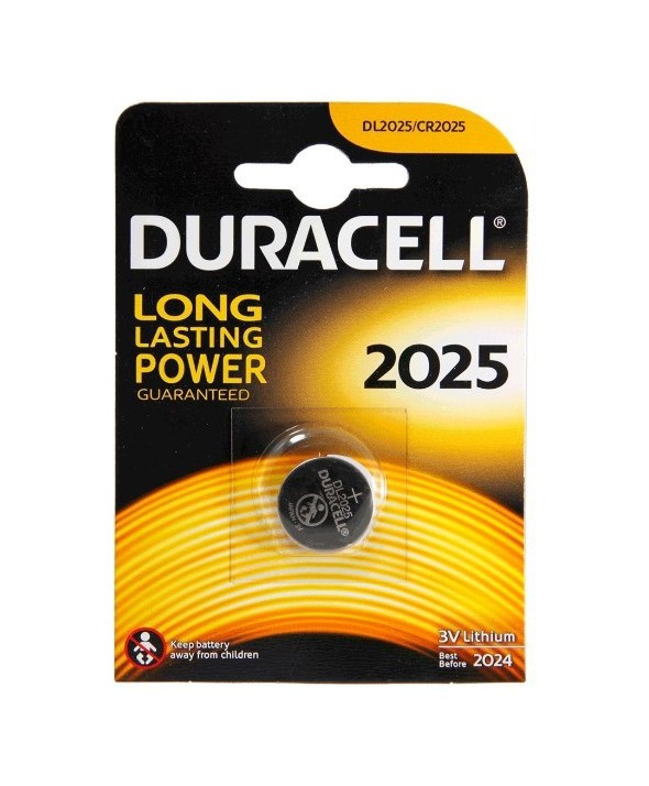 Pila litio cr2025 duracell blister 1 unidad