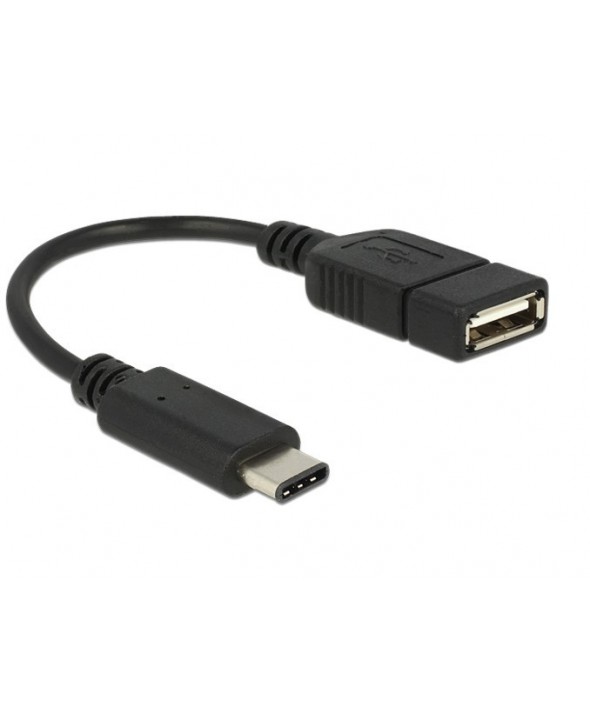 Conexion otg usb tipo c macho a usb "a" hembra 0.15m