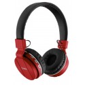 Auricular diadema bluetooth m/l rojo elco