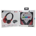 Auricular diadema bluetooth m/l rojo elco