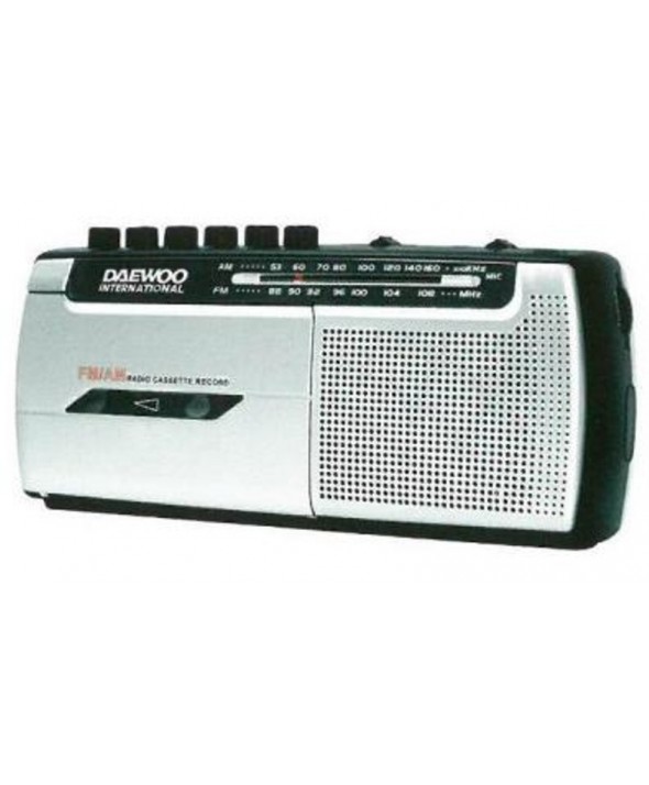 Radio am/fm con cassette grabador daewoo