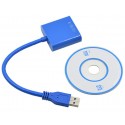 Convertidor usb 3.0 a vga con driver