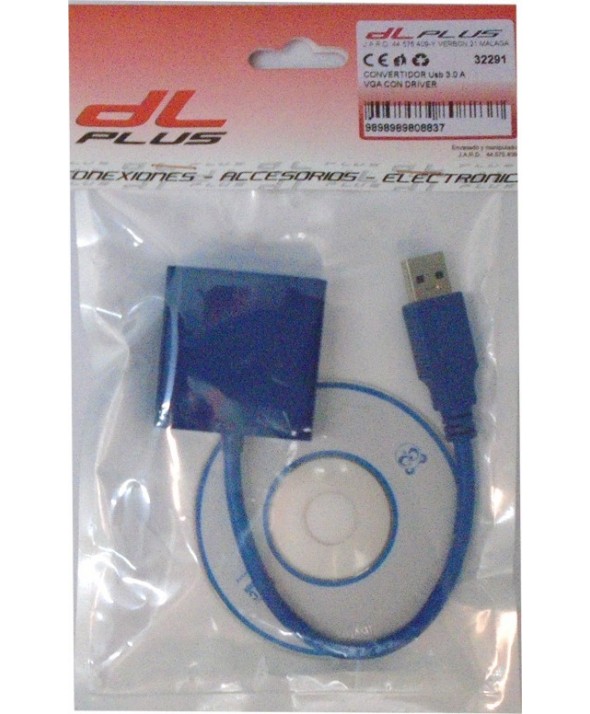 Convertidor usb 3.0 a vga con driver