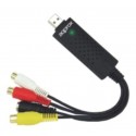 Capturadora audio-video por usb 2.0 rca+svideo