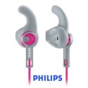 Auricular intraoido action fit philips gris/rosa