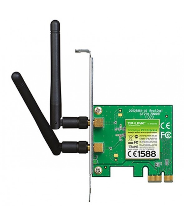 Tpl adaptador pci wireless n 300mbps 2 antenas tp-link