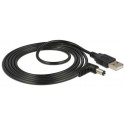 Conexion usb "a" macho a jack (5.5x2.1) 90º 1.5m