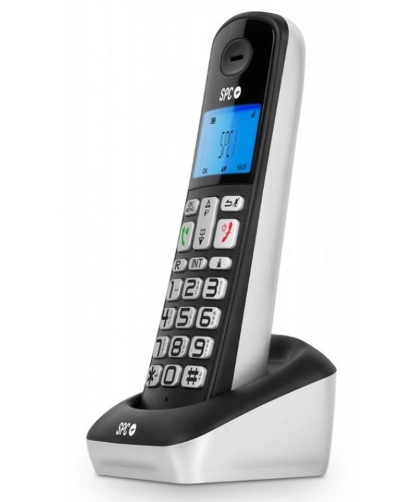 Telefono inalambrico teclas grandes spc negro