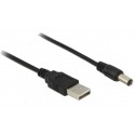 Conexion usb "a" macho a jack (5.5x2.5) 1.5m