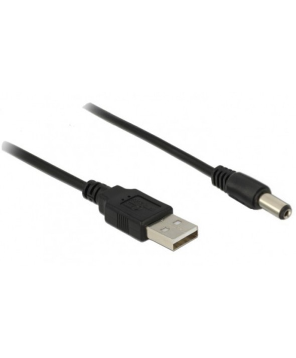 Conexion usb "a" macho a jack (5.5x2.5) 1.5m