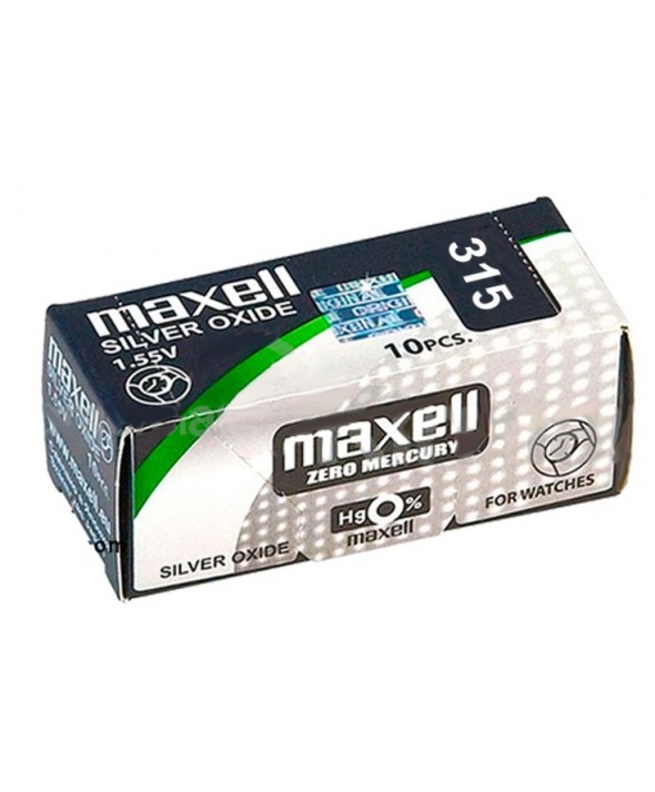 Pila ox de plata 1.55v (sr716sw) 315 maxell