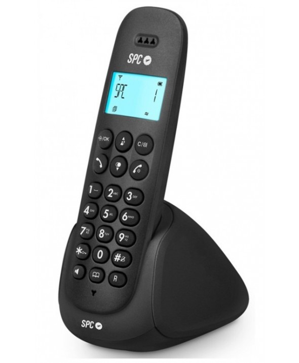 Telefono inalambrico agenda spc negro