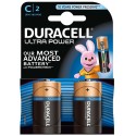 Pila alcalina lr14 duracell ultra power 2 unidades