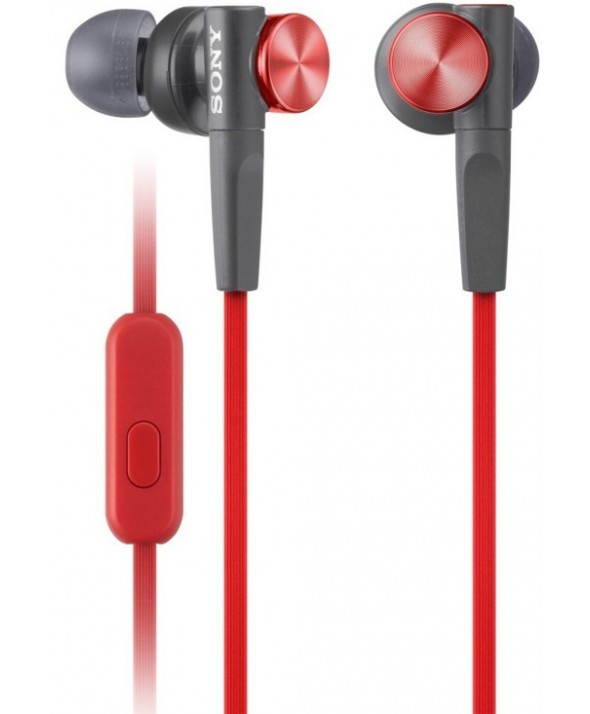 Auricular intraoido extra bass sony m/l rojo