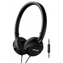 Auricular diadema philips con micro negro dj