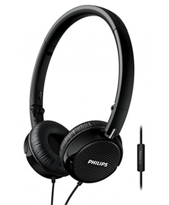 Auricular diadema philips con micro negro dj