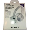 Auricular diadema reductor ruido sony m/l blanco