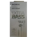 Auricular intraoido extra bass sony m/l blanco