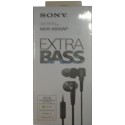 Auricular intraoido extra bass sony m/l negro