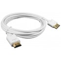 Conexion hdmi m/m v1.4 blanco cable 3 m