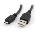 Conexion usb a macho - micro usb b 5pin macho 0.5 m