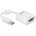 Convertidor displayport macho a vga hembra 0.1 m blanco