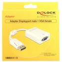 Convertidor displayport macho a vga hembra 0.1 m blanco